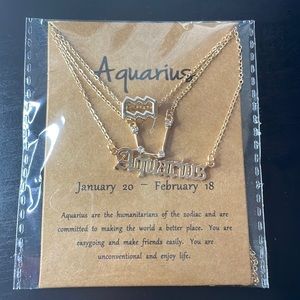 Aquarius 3 tiered necklace
